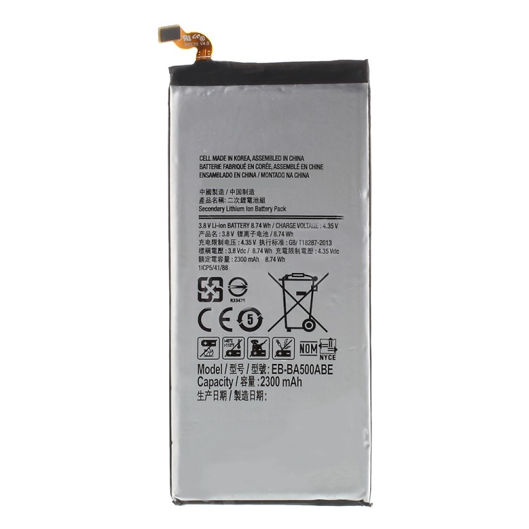 Samsung galaxy a5 sm-a500f // batería original de iones de litio 2300 mah