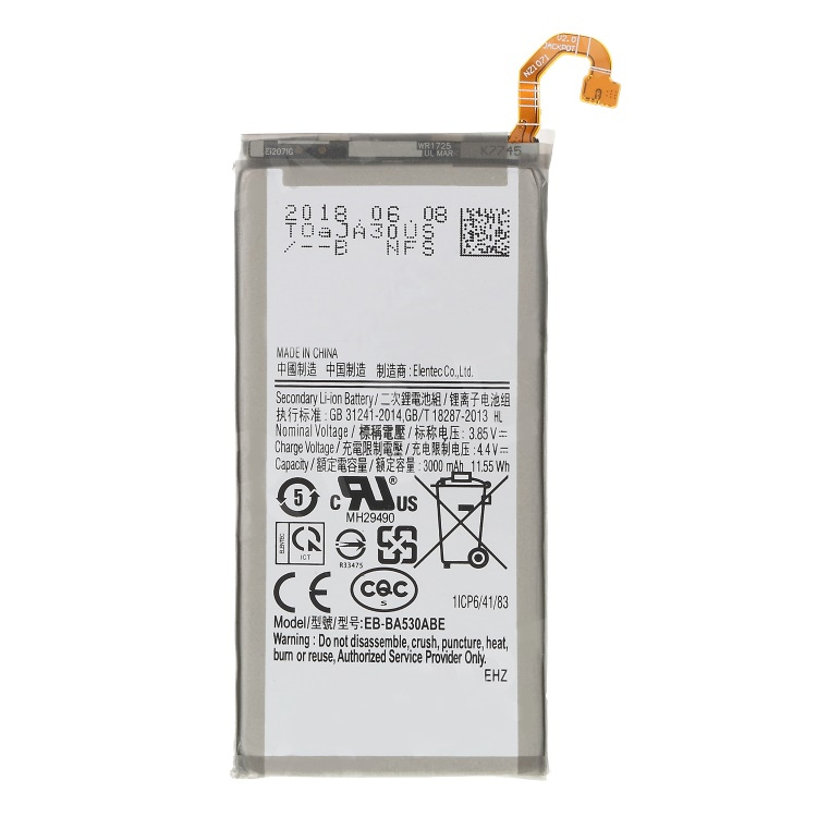 Samsung galaxy a8 (2018) a530 // batería original de polímero de litio eb-ba530abe 3.85v 3000mah