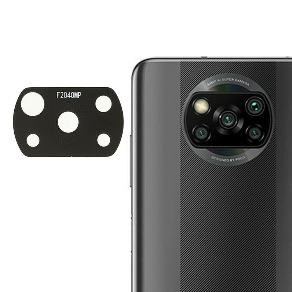 Xiaomi poco x3 // lente de cristal de cámara trasera oem