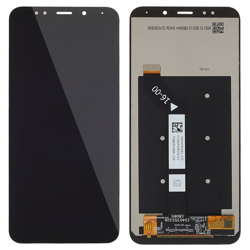 Xiaomi redmi 5 plus // pantalla lcd grado c y ensamblaje del digitalizador - negro