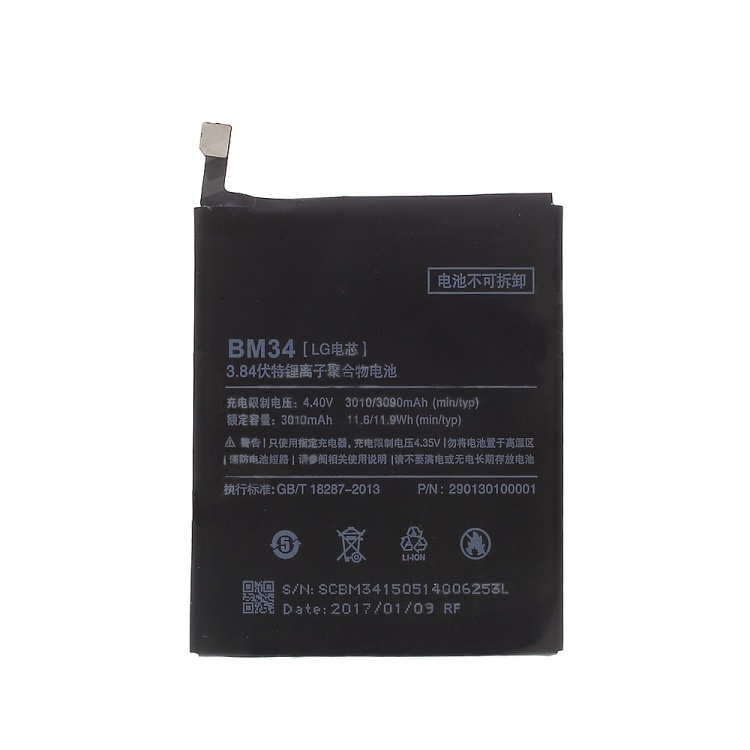 Xiaomi mi note pro // batería original bm34 3090mah 3.84v
