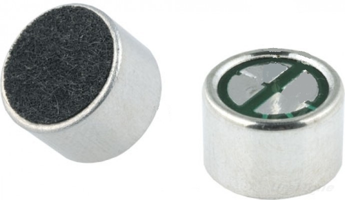 2213/bcm9767  capsula microfono redondo ø9.7x6.7mm