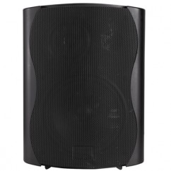 Pareja altavoces negros 6,5" abs 60w 2vias 8 ohms con soporte