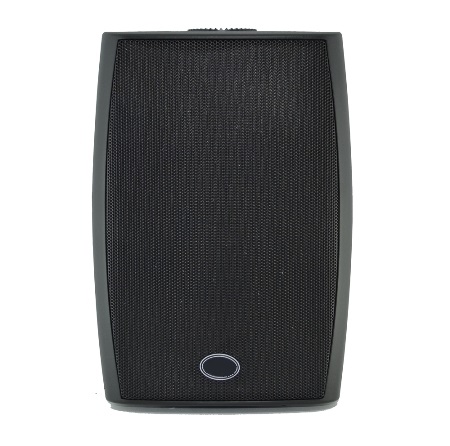 Pareja altavoces negros 6" abs 60w 8 ohms con soporte