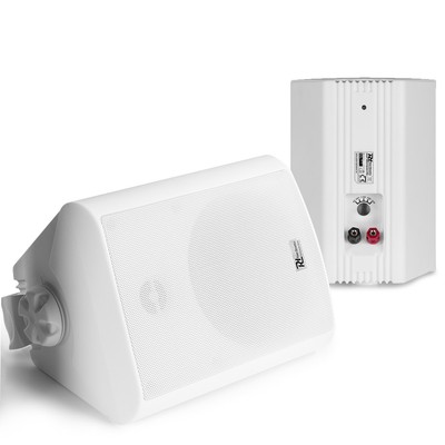 Bc50v kit 2 altavoz blanco de pared ip56, 100v, 5.25", 120w