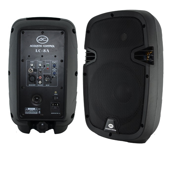 Recinto abs 8" activo 100w 2 vias