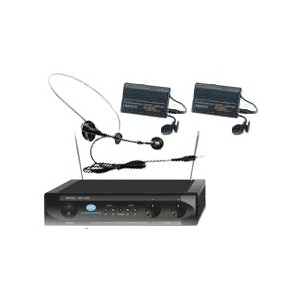 Kit microfonos doble vhf pinza y madonna