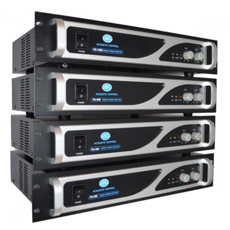 Amplificador 600w (300+300w) entradas: rca y yack 6.35mm