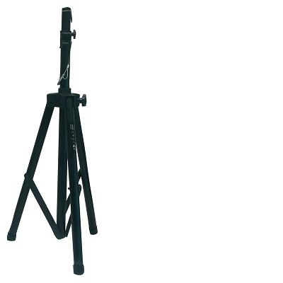 Soporte altavoz kit 2 und. 1,8m, peso 50k, d:35mm aluminio negro
