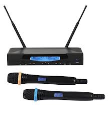 Wms-202h kit 2 micros mano uhf/pll + receptor