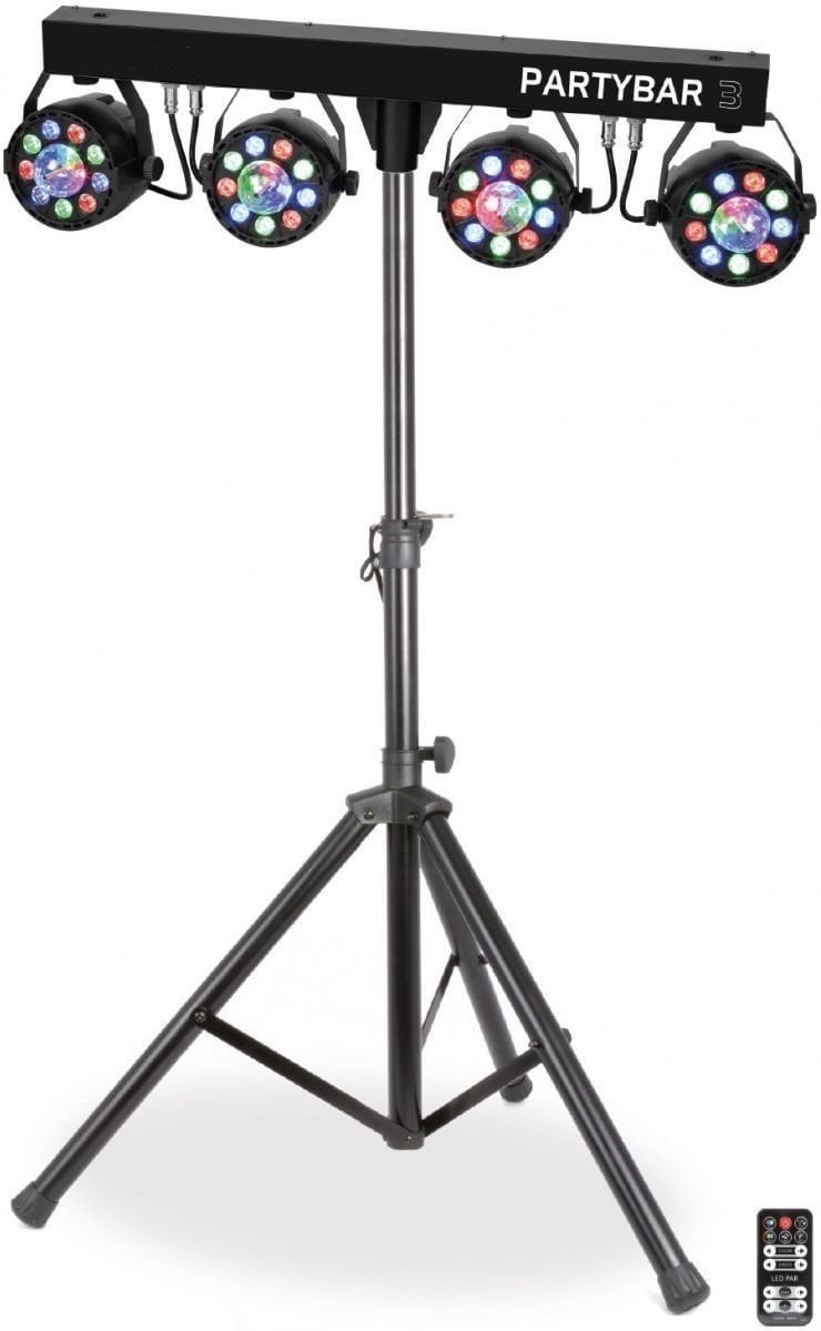 Partybar3 4 par 9x1w rgb