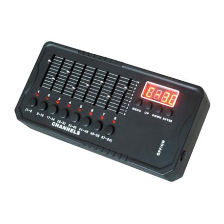 Controlador dmx 512 compacto a bateria