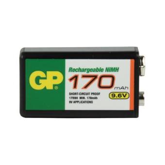 Bateria/acumulador gp 9v/170mah tipo lr22/6f22  ni-mh