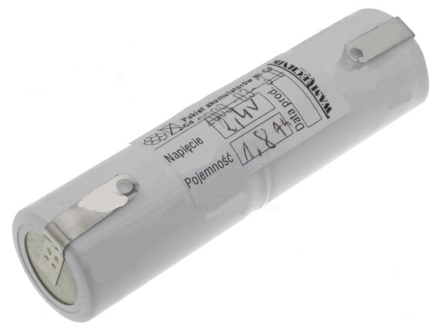 Pack bateria ni-cd sc,subc, 2.4v 1800mah con conexiones para soldar