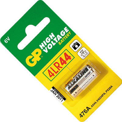 4lr44 pila gp  6v 105mah (13x25.2mm) 4lr44, 476a, px28a, a544, v4034px