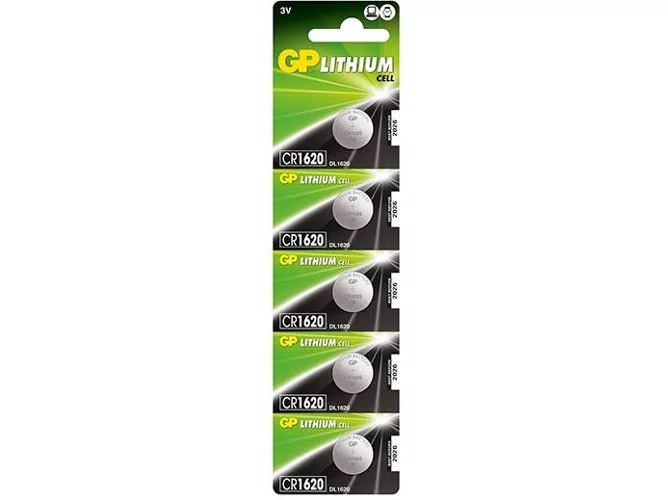 Cr1620 pila litio 3v /78mah, ø16x2mm (gp) blister (precio unidad)