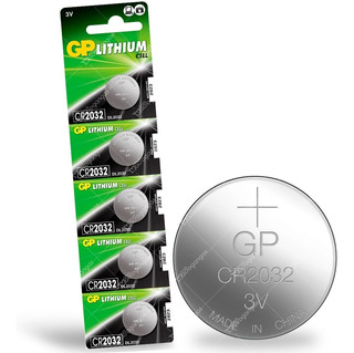 Cr2032 bl/1p gp pila de litio 3v|210mah (precio por und.) 