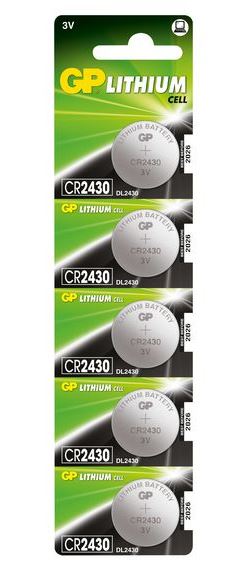 Cr2430 pila litio 3v gp (precio unidad)