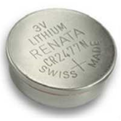 Cr2477n pila de litio 3v/950mah 24.5x7.7mm  renata (precio und.)
