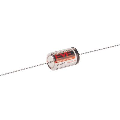 Er14250 pila de litio 1/2aa con terminales 3.6v, 1200mah