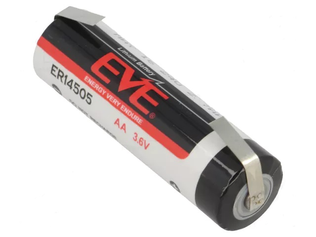Er14500/er14505 pila litio aa con terminales soldar 3.6v, 2700mah