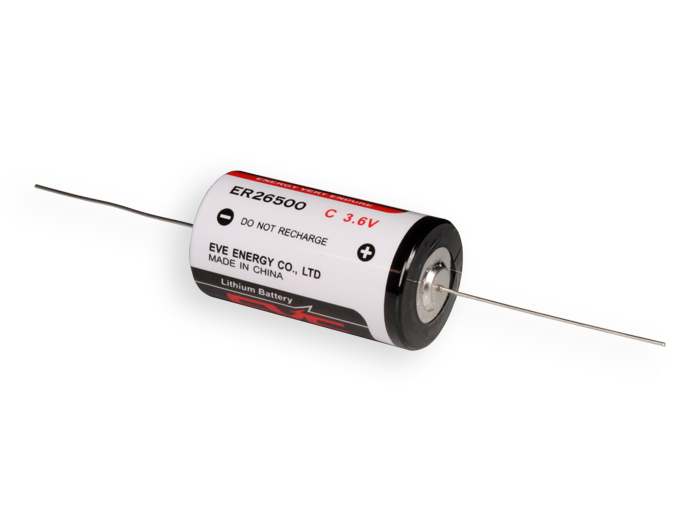 Er26500 pila litio  tipo "c/r14" con terminales 26x50mm 3.6v, 8.5ah 