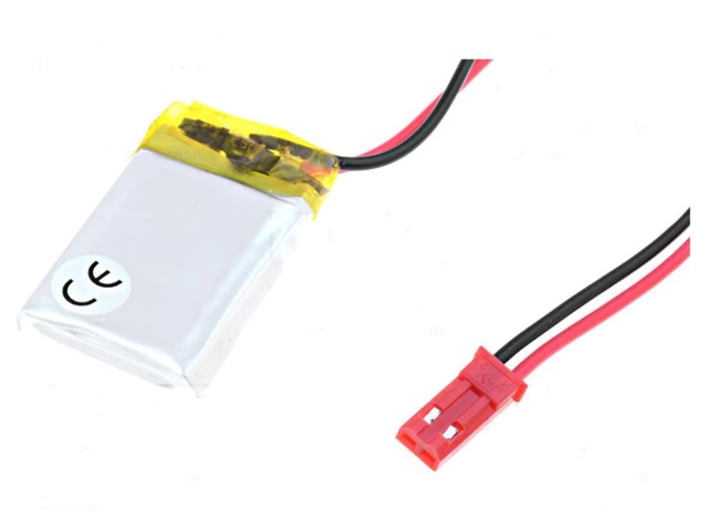 Li-po 3.7v, 250mah        bateria con cables 5x20x30mm