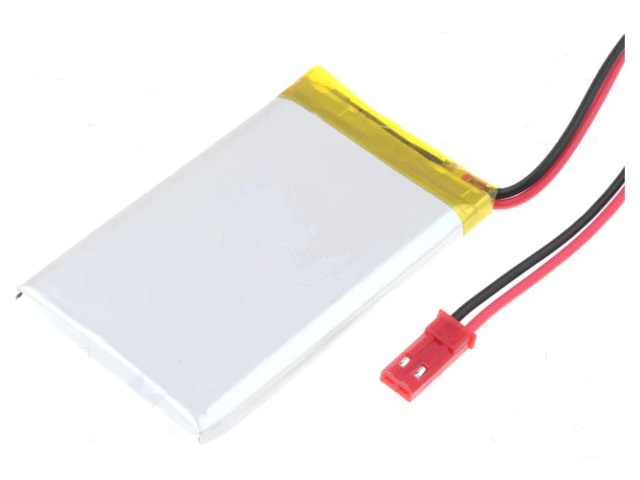 Li-po 3.7v 1350mah       bateria con cables 5x37x59mm