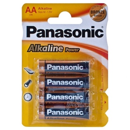 Lr6/aa pila alcalina power panasonic blister 4 pilas (precio blister) 