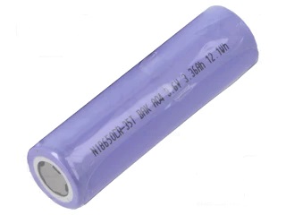N18650b bateria de litio oem 3.6v, 3360mah 18.2x65mm