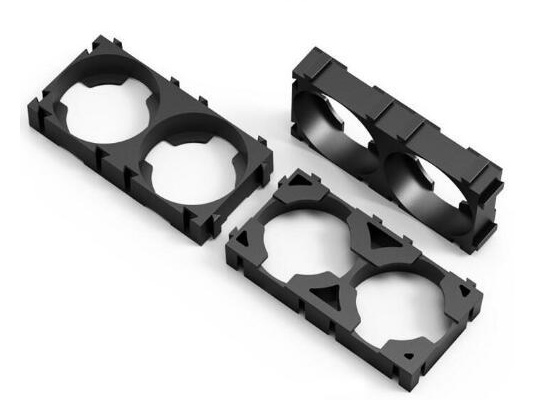 Soporte-espaciador doble encastrable para baterias 18650 