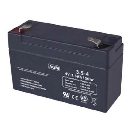 4v/3.5a bateria de plomo 91x34x66mm