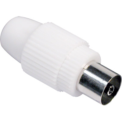 Conector antena pal hembra recto plastico