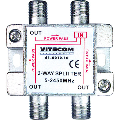 3-2510 divisor satélite 3 salidas  (5~2450mhz)