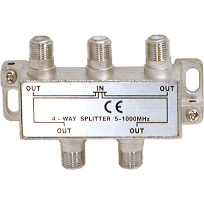 Divisor tv terrestre 4 salidas (5~1000mhz) =3-2430 