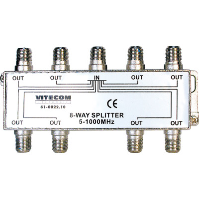 3-2450 divisor tv terrestre 8 salidas //8 way terrestrial splitter (5-1000mhz)