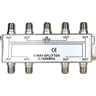 Divisor tv terrestre 8 salidas  (5~1000mhz) 