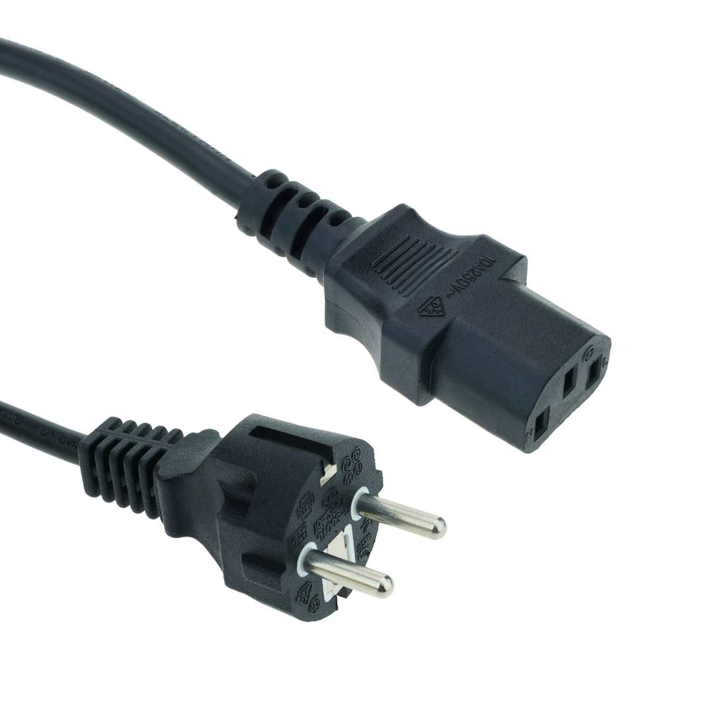 Cable alimentacion tripolar 3x0.75mm 1.8metros 10a/250vac 