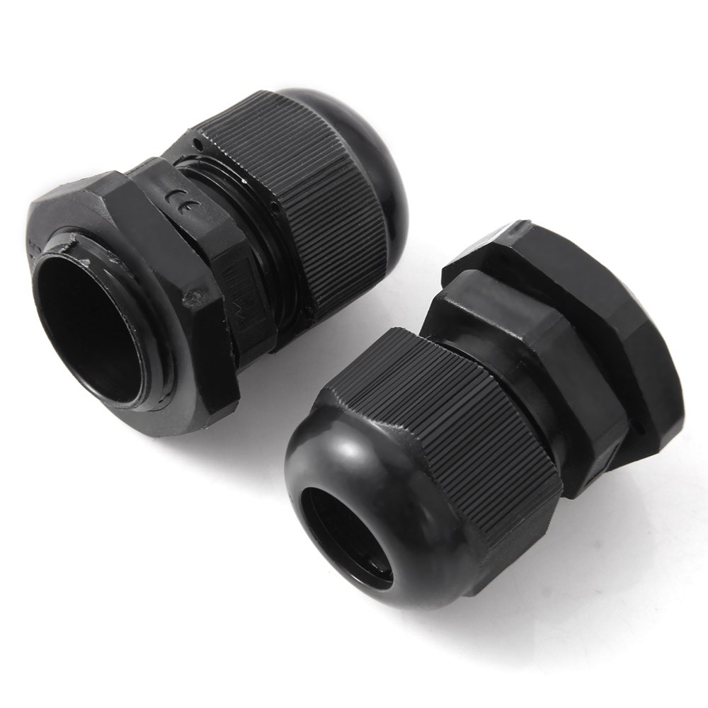 M18  pasamuro aislante m18, ip65, para cable:6~10mm color negro
