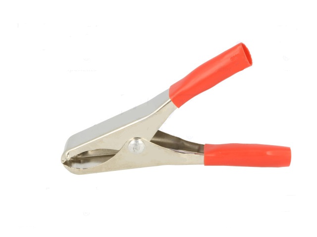 Pinza cocodrilo  15amp. roja, 19mm