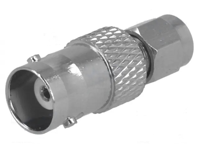 Adaptador sma macho a bnc hembra