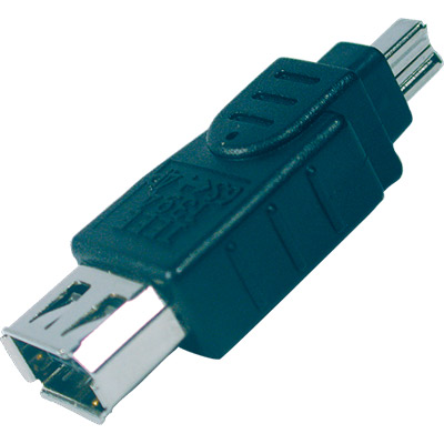 Adaptador firewire 6 pines hembra a firewire 4 pines macho 