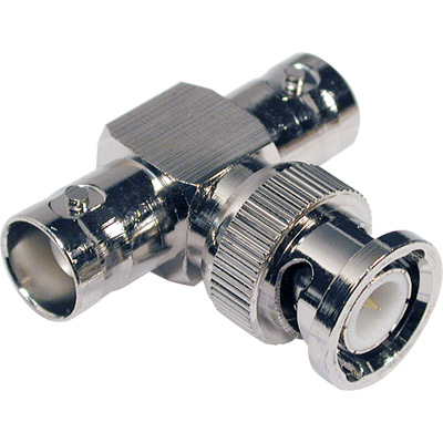 Adaptador bnc macho a 2 bnc hembra =5-0936 