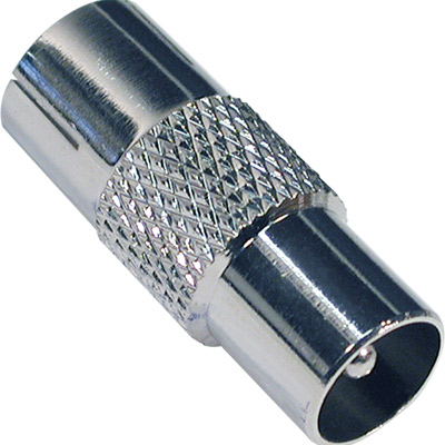 Adaptador conectores pal macho a hembra metálico =3-2291 