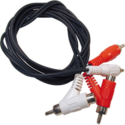 Cable audio 2 rca (macho+hembra) a 2 rca macho 1.5m =2-0085 