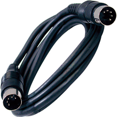 2-0110 cable audio din 5 pines 45º macho a macho 1.5m