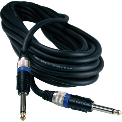 Cable audio manguera jack mono 6.5mm tipo neutrik macho a macho 1.5m =2-0670