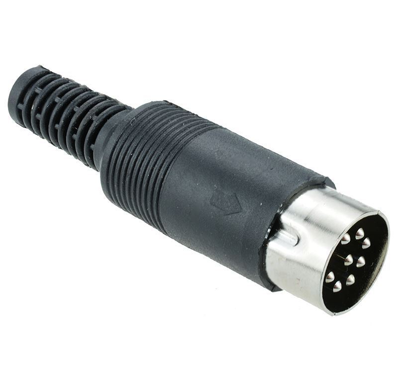 Conector din macho aereo 8 pin