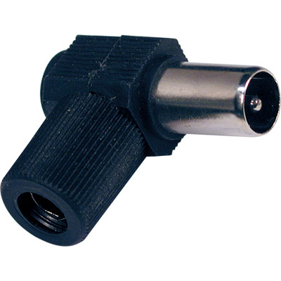 3-2230 conector antena blindado macho rosca a codado negro