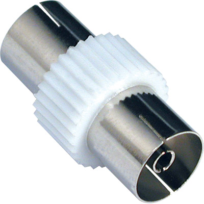 Adaptador conectores pal hembra a hembra plástico 3-2300